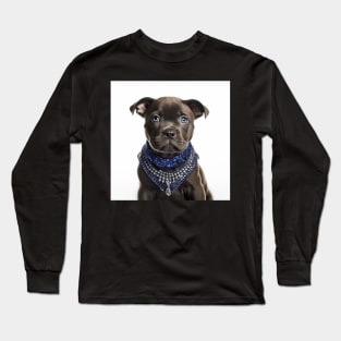 Jewelled Staffy Long Sleeve T-Shirt